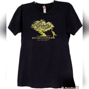 Hamilton Musical London Tee 2017 Story of Tonight Unisex Tee Sz Small RARE LMM